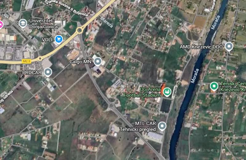 For sale, land, 985m², Donji Kokoti, Podgorica
