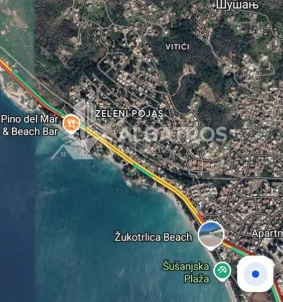 Plot by the sea, Green Belt, Bar, 330 m2