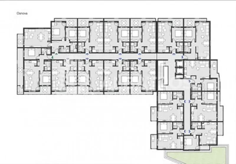 Two-bedroom apartments for sale in a new building in Šušanj, Bar