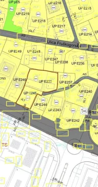 Satılık, arsa, 1300m², Podgorica City, Podgorica