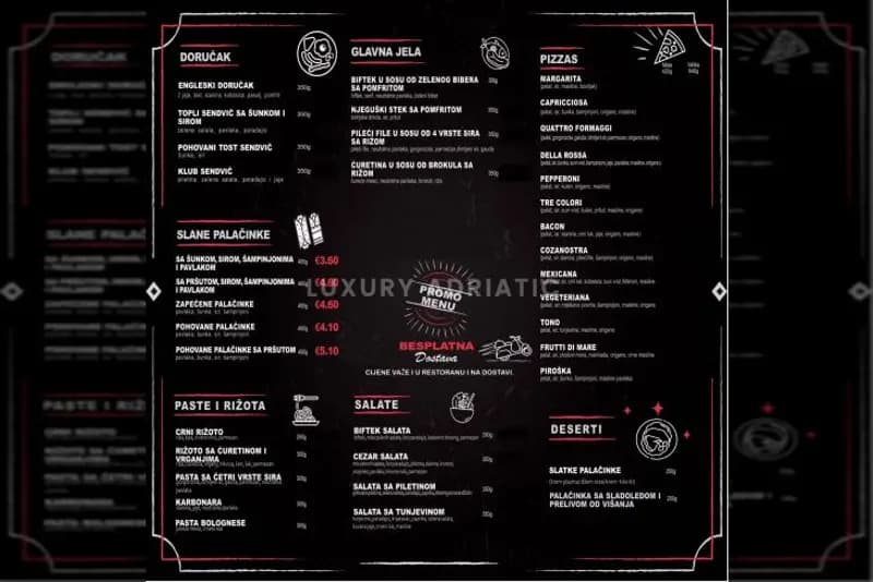 Prodaje se restoran u centru Tivta