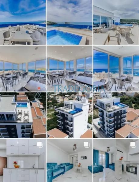 Havuzlu komplekste, deniz manzaralı stüdyo, Uteha'daki plaja sadece 100 metre mesafede.