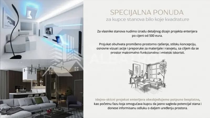 For sale: one-bedroom apartment of 40m2 and 50m2 in new construction in Polje, Bar