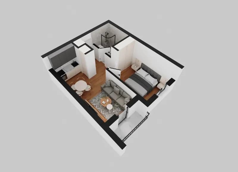 Bečići'de yeni daireler – denize 300 metre uzaklıkta