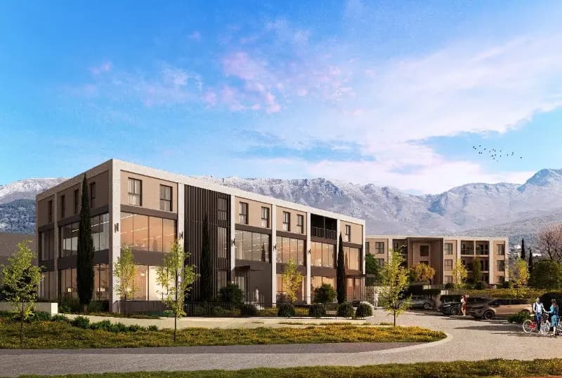 Satılık, iki odalı daire, 66m², Kotor