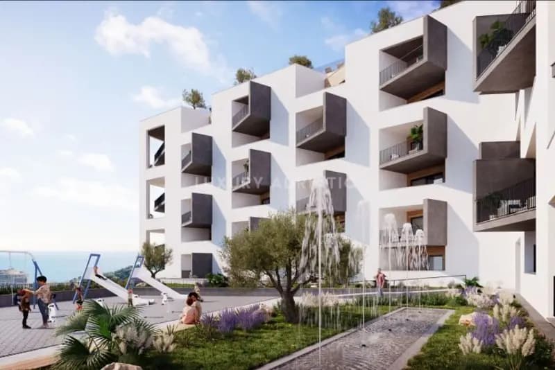 Budva-Becici. Yeni daireler 2.480 euro/m2. Kredi!