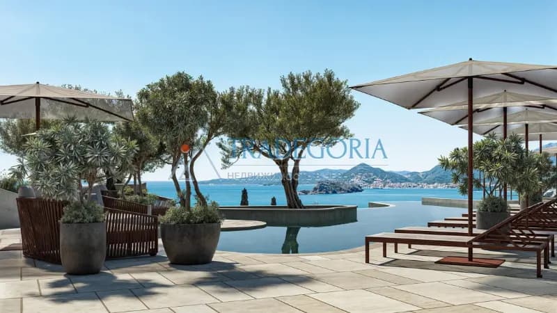 Anahtar teslim daire, yatırımcıdan doğrudan, sakin ve yeşil bir bölgede özel fiyatla – Budva Rivierası
