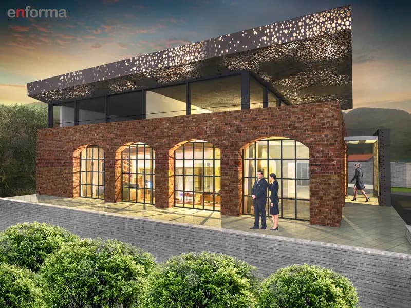 Loft tarzında iş binası - Tivat-Budva ana yolunda