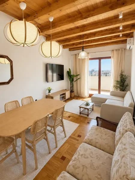 Three-bedroom penthouse on two levels in Budva, Rozino