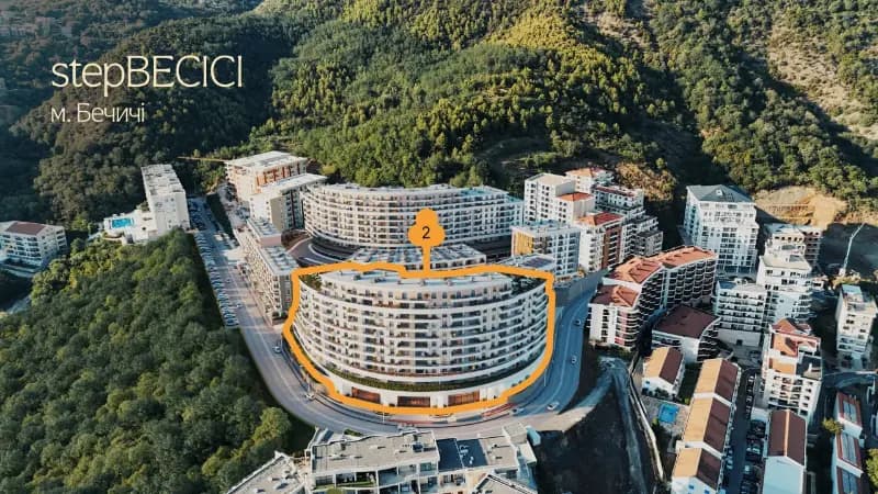 For sale, one-bedroom apartment, 58m², Bečići, Budva