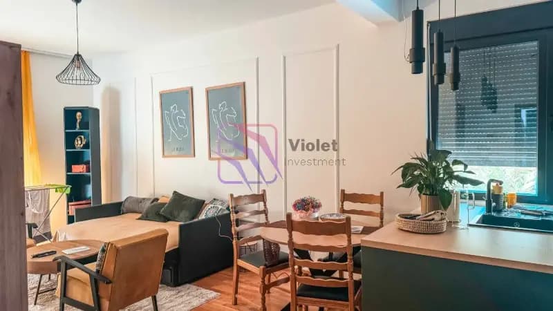 Оренда, однокімнатна квартира, 49м², Донья Гориця, Подгориця