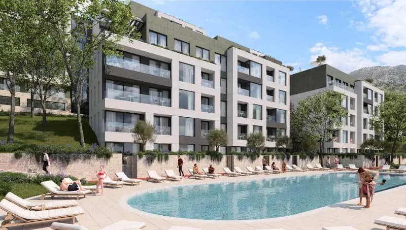 Продаж, однокімнатна квартира, 45м², Тіват