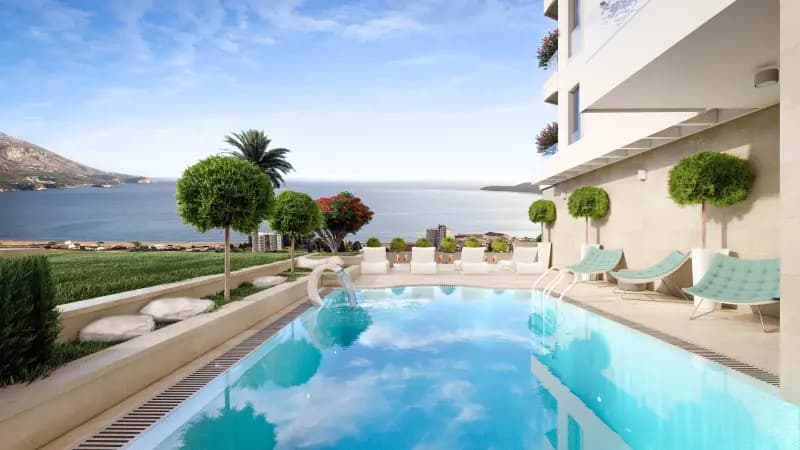Satılık, iki odalı Daire, 74m², Becici, Budva
