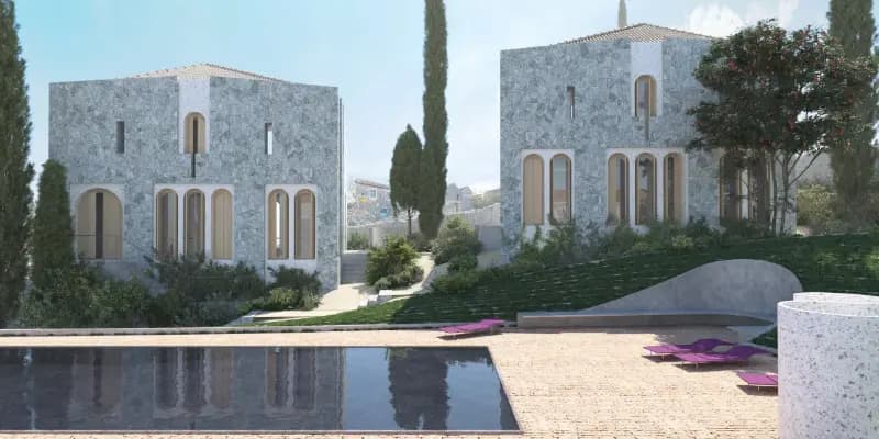 Investicijski projekt za kompleks vila u mediteranskom stilu u Đurasevićima, Tivat
