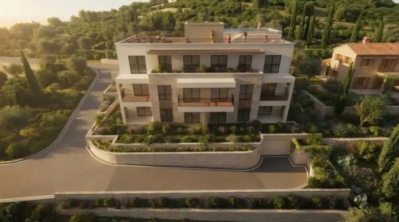 Havuzlu binada yeni bir odalı daire – Dobrota