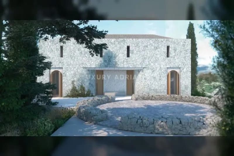 Akdeniz tarzında villa kompleksi için yatırım projesi - Lustica