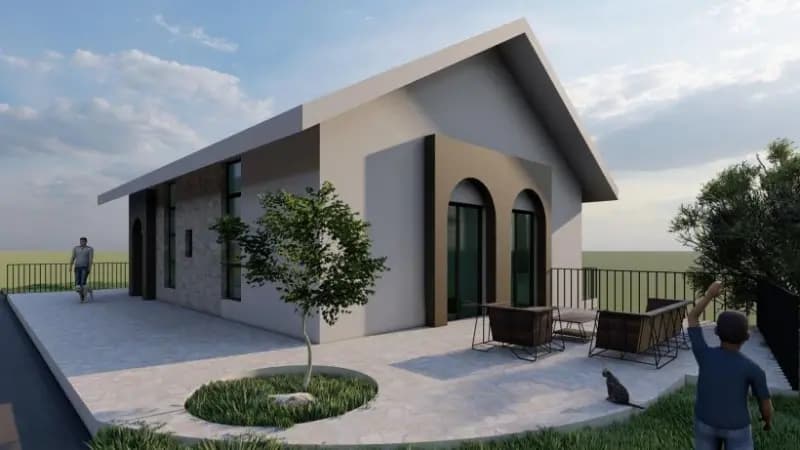 Plot for building a house, villa with a completed project – Luštica