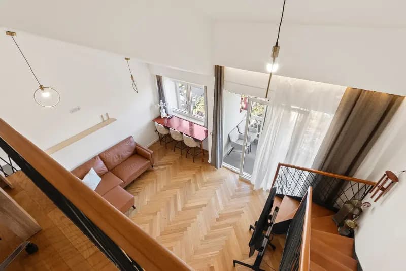 Tivat merkezinde satılık lüks dubleks daire