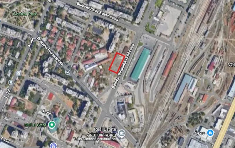 For rent, land, 7000m², Bus Station, Podgorica