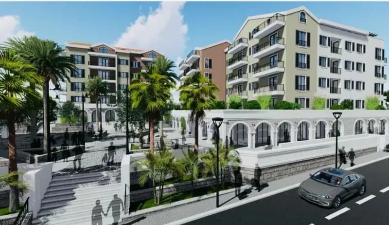 Prodaja, dvosoban stan, 62m², Donja Lastva, Tivat