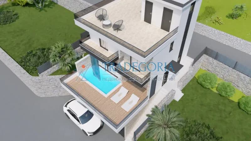 Haus in der Bucht