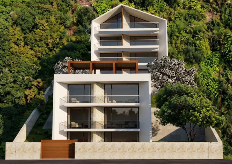 Budva, Podkošljun – 2 yapı inşası için arsa satışı (BRGP) 1.042 m²