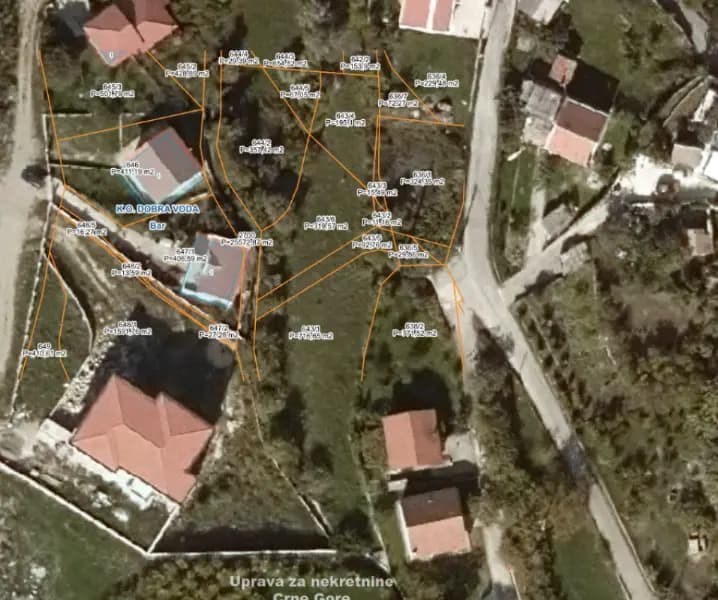 Prodaja, zemljište, 670m², Dobra Voda, Bar