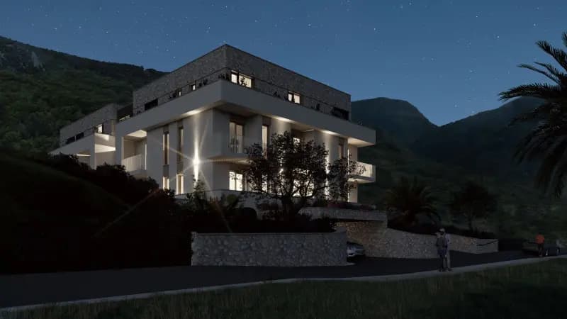 Satılık, tek odalı daire, 54m², Kotor